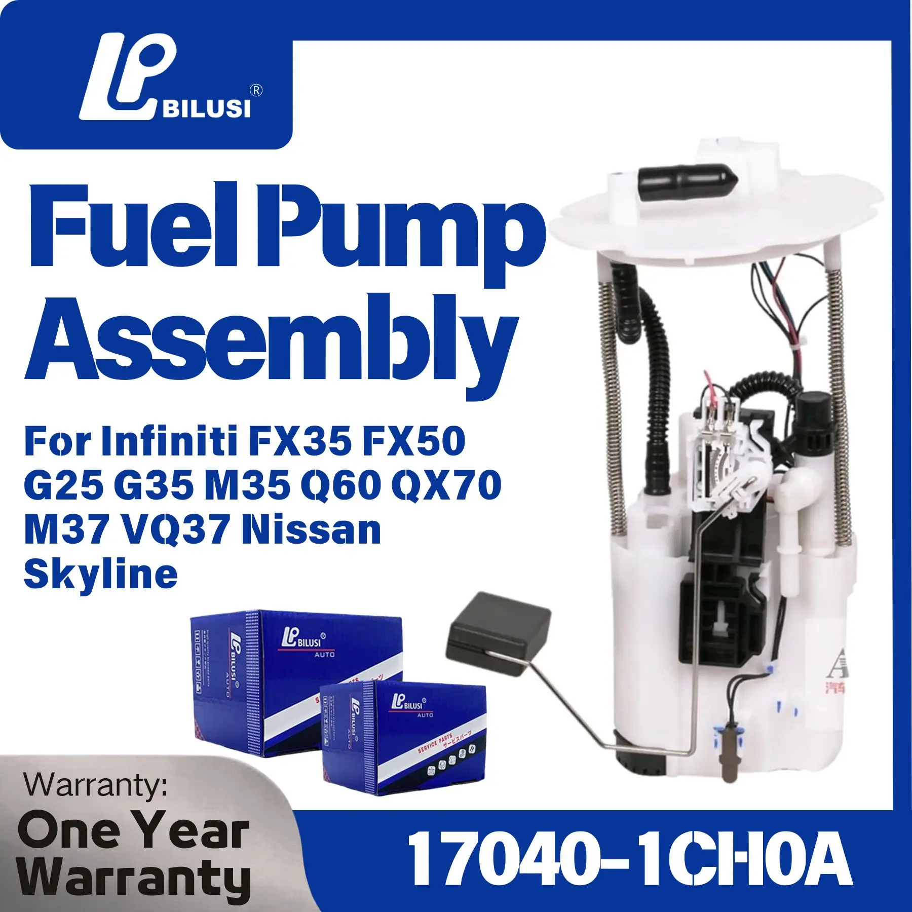 

BILUSI high quality fuel pump assembly 17040-1CH0A for Infiniti FX35 FX50 G25 G35 M35 Q60 QX70 M37 VQ37 Nissan Skyline170401CH0A