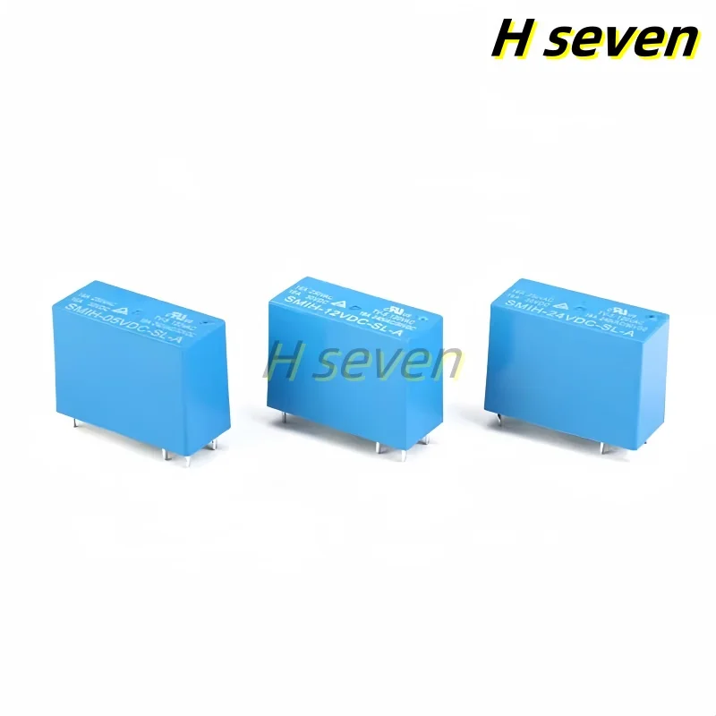 5pcs Power Relays SMIH-05V/12V/24VDC-SL-A/SL-C 14FH Normally Open Type 6 Pin/Compound Type 8 Pin