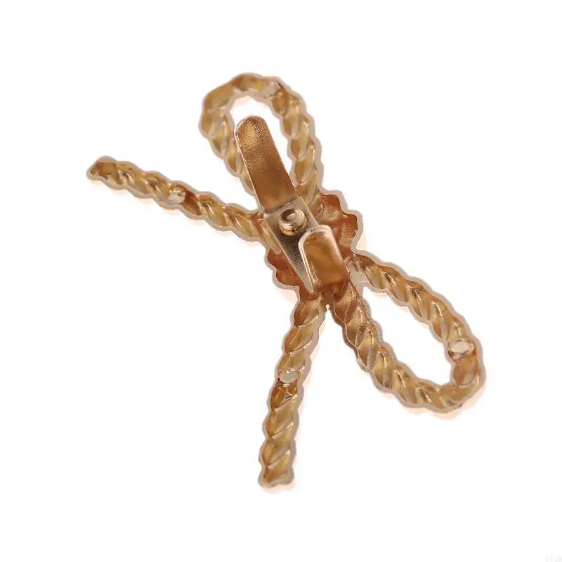 1 قطعة الأجهزة المعدنية Bowknot الأحذية حقيبة الديكور حقائب الكتف حقيبة يد أجزاء Acce