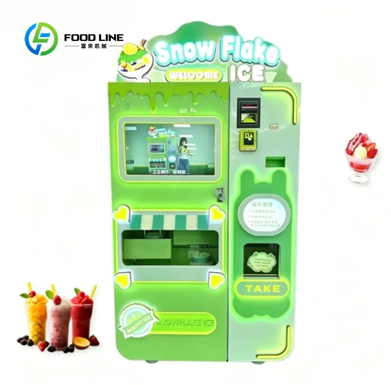 Automatic Smoothie Vending Machine High Speed Slushie Maker for Shopping Mall, Café and Retail Business