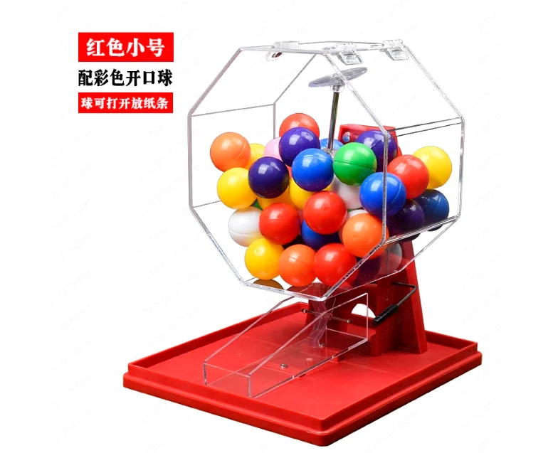 High Quality 50 Ball Acrylic Lucky Lotto Plotter Online Game Ball Vending Machine Cheap Doll Machine