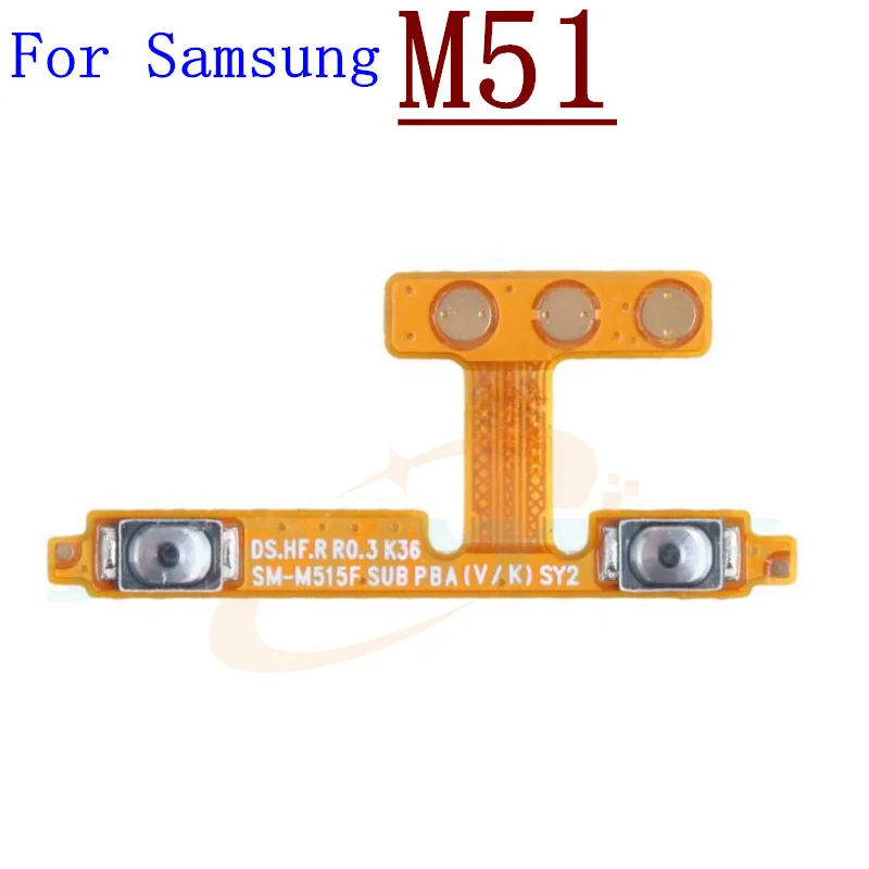 Volume Power Switch On Off Button Key Ribbon Flex Cable For Samsung Galaxy M10 M10s M20 M30 M30s M40 M12 M13 M21 M31 M31s M51