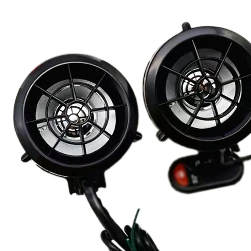 A11M-Motorcycle Sound System Colorful Flashing Lights Bluetooth MP3 FM Radio Player Stereo Speakers Music Amplifier