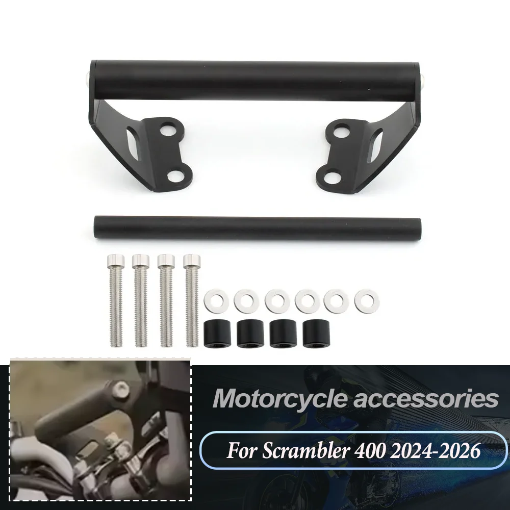For Triumph speed400 speed 400x SPEED400 Scrambler 400 SCRAMBLER400 2024-2026 Motorcycle GPS Navigation Holder Phone Bracket