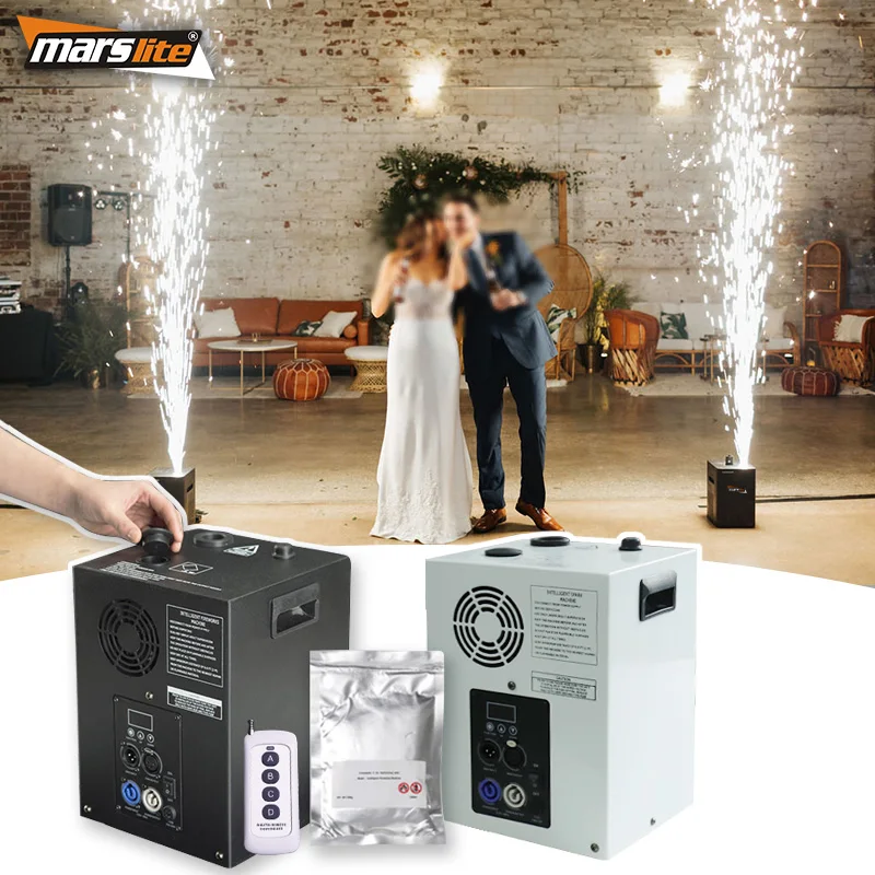 Cold spark machine dmx 600w wedding party stage cold sparkler machine cold fountain spark machine