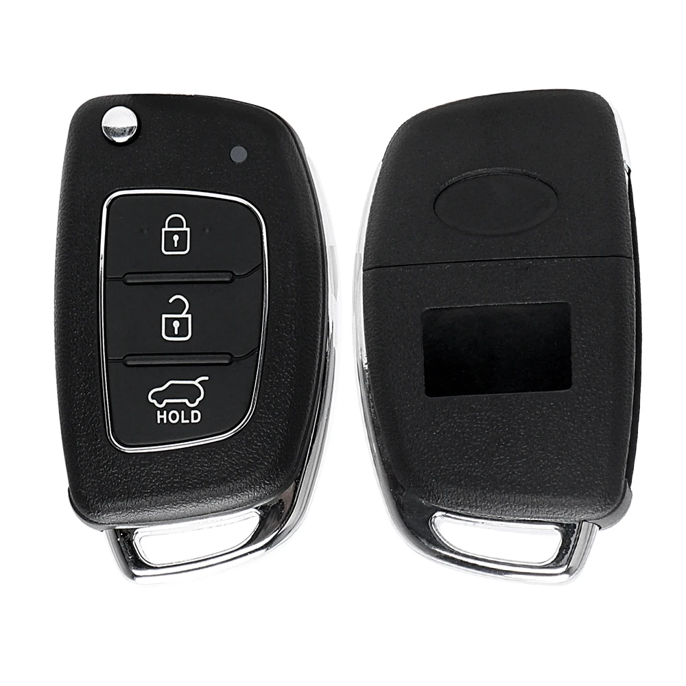 

Key Case Fob Shell Car Key Cover 3 Buttons Cover Case Car Accessories For Mistra Hyundai Solaris ix35 ix45 Verna Santa