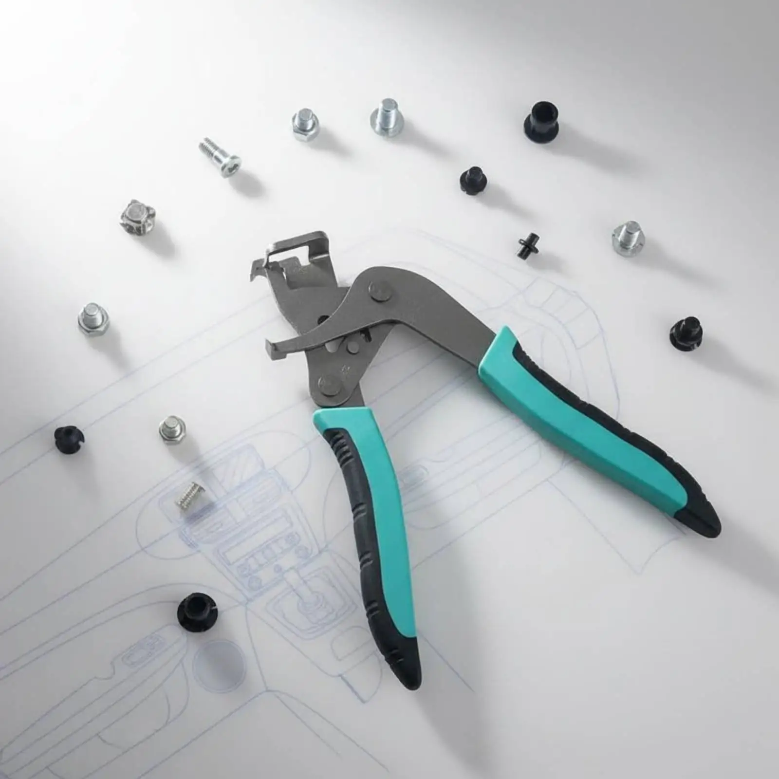 Car Clip Remover Automotive Crimping Pliers Professional Clip Puller Tool for Vehicle Interior Trim Panel Repair view 3