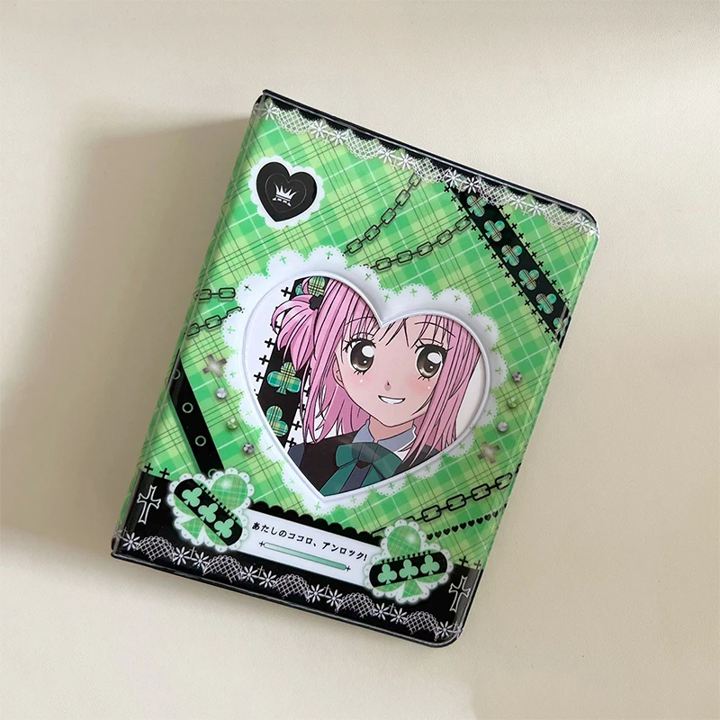 Heart Hollow Kpop Photo Album 3 Inch Storage Album Cartoon Photocard Holder Two Palace Grid Star Chasing Album Collection Book