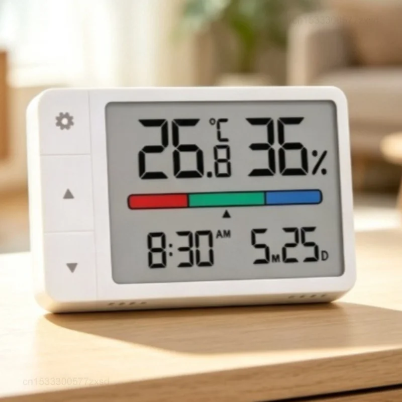 MiaoMiaoCe Intelligent Thermometer Hygrometer Multi Function  High-precisionl Digital Clock Temperature Humidity Sensor Tools