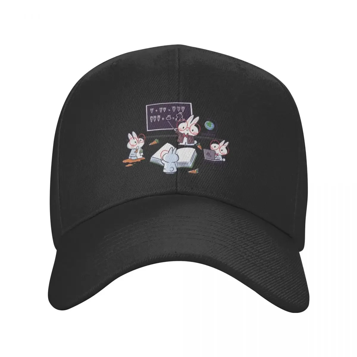 Casquette de baseball unisexe Science Bunnies personnalisée, casquettes à la mode pour hommes et femmes