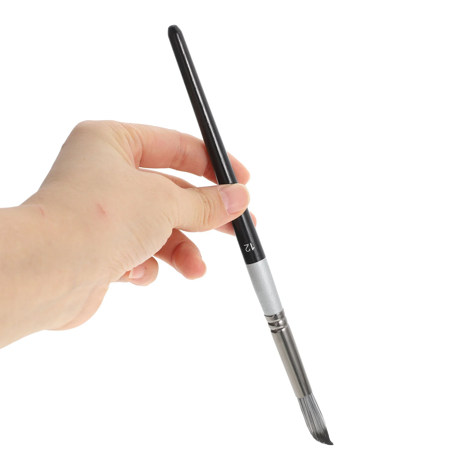 6 Pcs Watercolor Brush Pens Oil Paint for Painting Bulk Wooden Pole Paintbrushes Acrylic Face Child