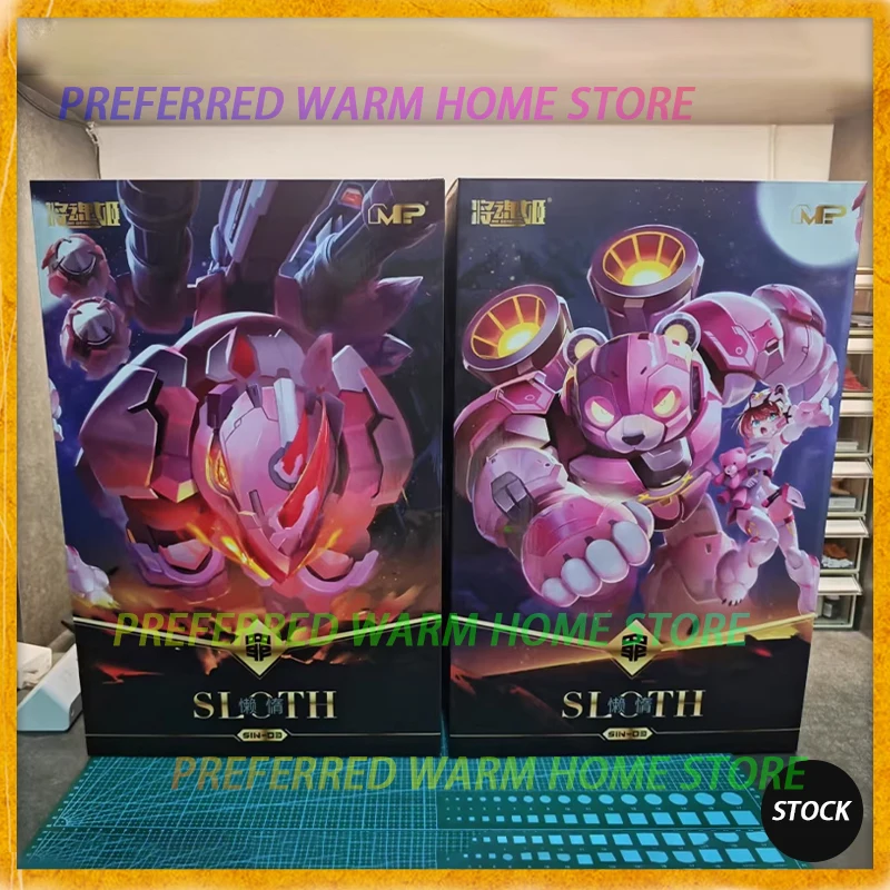 

В наличии Оригинальная сборная модель MS GENERAL Sin-03 SLOTH, коллекционная игрушка, подарок, серия «Семь смертных грехов»: Розовый Медведь + Носорог