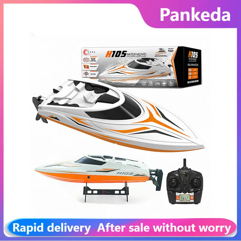 

Rc Boat H105 Children's Remote Control Boat Extra-large Size Charge Speedboat Boys Aquatic Yacht birthday Toys Speedboat Model