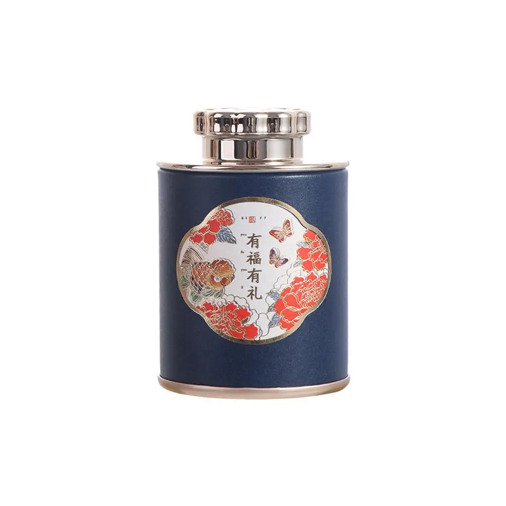 

Sealed Jar Paper Empty Tea Tin Can Portable Small Tea Canister Exquisite Mini Tea Packaging Box Tea-leaves Packaging