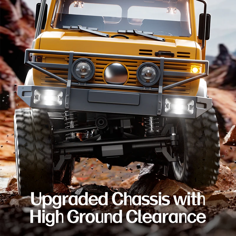 2.4G 6WD RC سيارة 1/18 على الطرق الوعرة التحكم عن بعد مركبة عالية السرعة تسلق النقل الإنقاذ الزاحف نموذج سيارة لعب للأطفال الأولاد #4