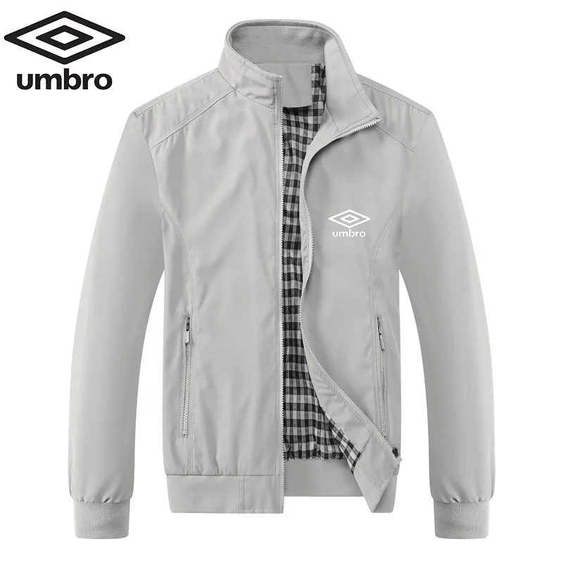 Embroidered Umbro Spring and Autumn Casual Solid Color Fashion Slim Fit Bomb Jacket Jacket Baseball Jacket Men\'s Jacket M-6XL