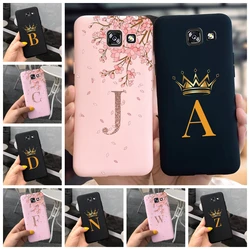 For Samsung Galaxy A5 2016 A510F Case Lovely Crown Letters Silicone Funda Shockproof Bumper For Samsung A5 2017 A520F Soft Shell
