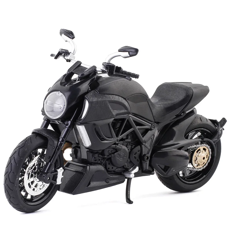 1:12 Ducati Diavel Motorcycle model High Simulation Diecast Metal Alloy Model car Sound Light Collection Kids Toy Gifts ﻿M9