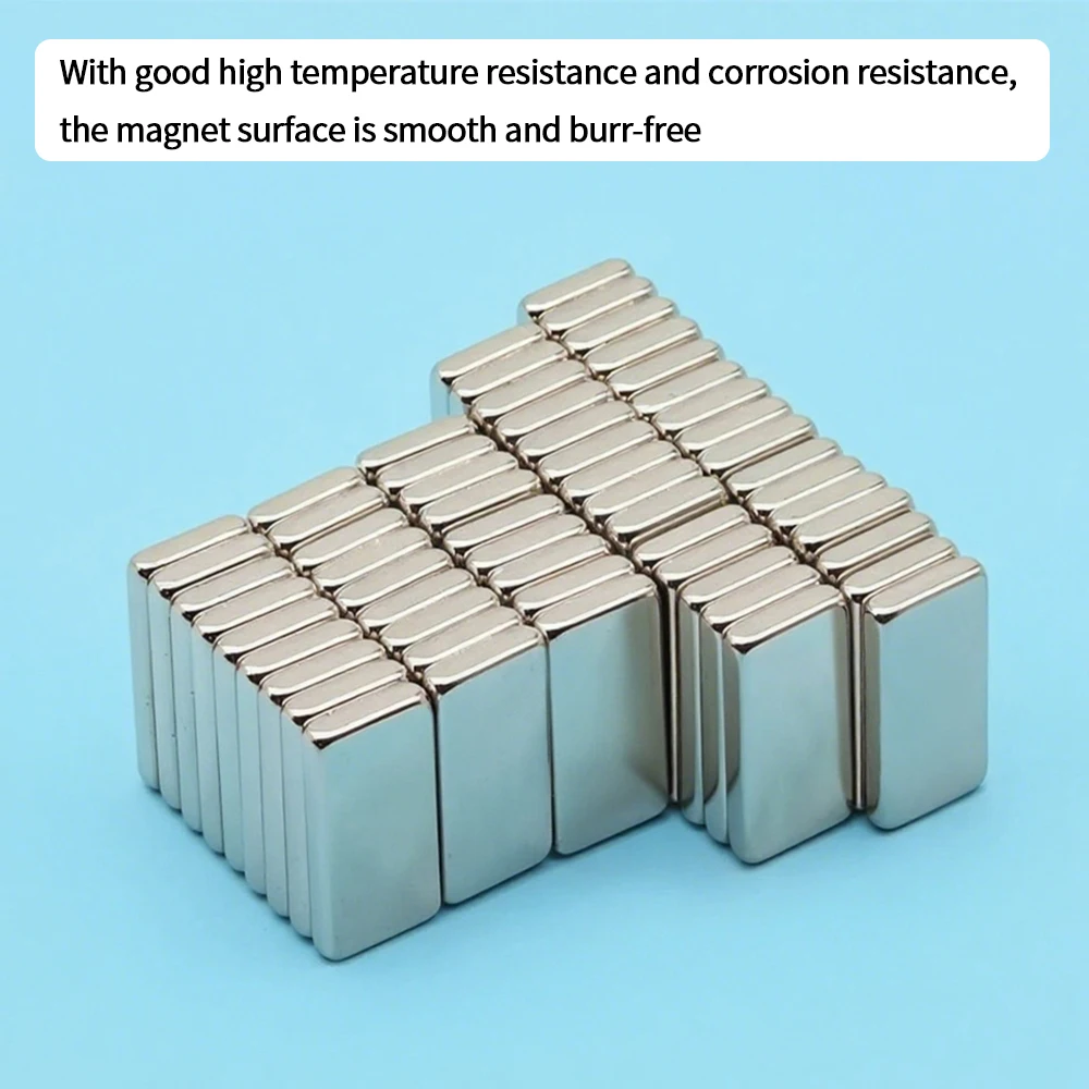 NdFeB Magnet High Strength Magnetic Iron Composite 20x10x3mm Rectangular Durable Office Organizer Model