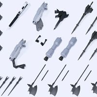 Accessories Complete set of Weapon Set for Hg Barbatos Gusion Rebake IBO Action Figure