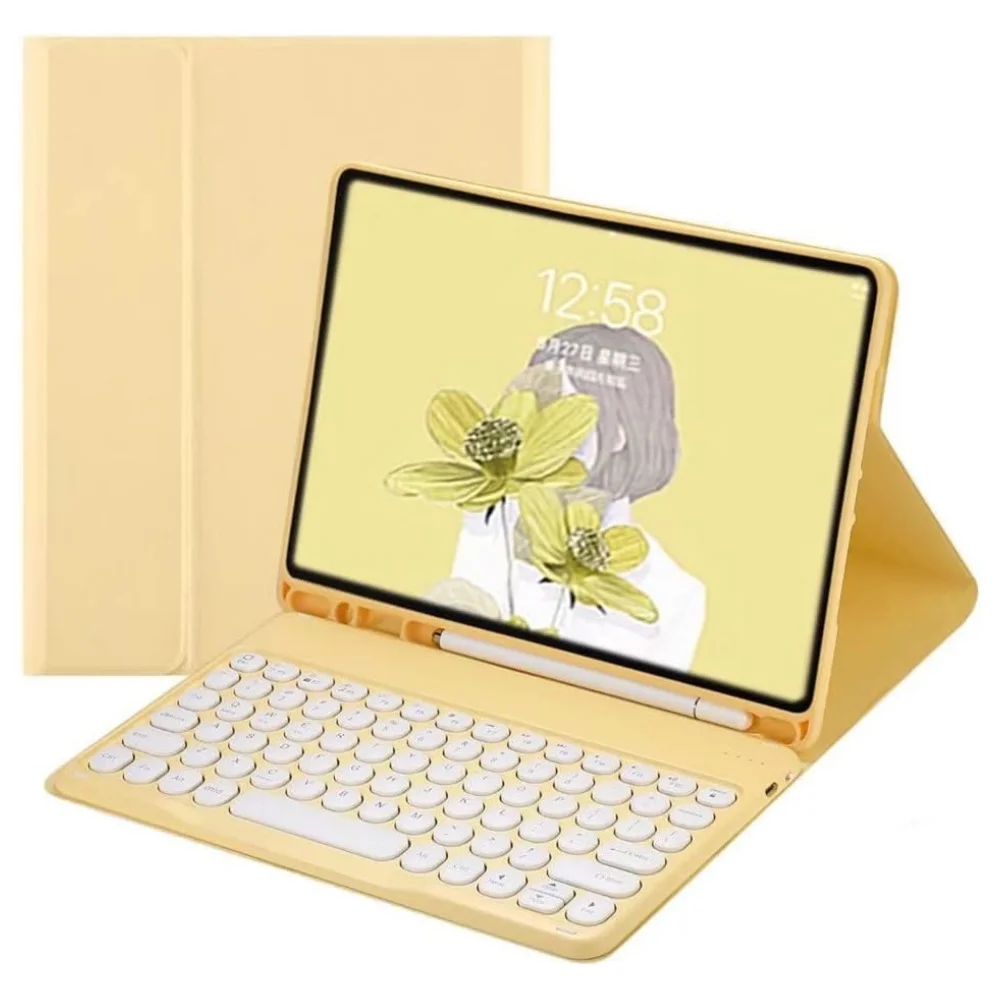 

Tablets Keyboard Cover for New iPad 11th A16 2025 Case with Pencil Slot Teclado for iPad 10th 9th 8th Air 6 5 4 Air 3 Pro 11 4th