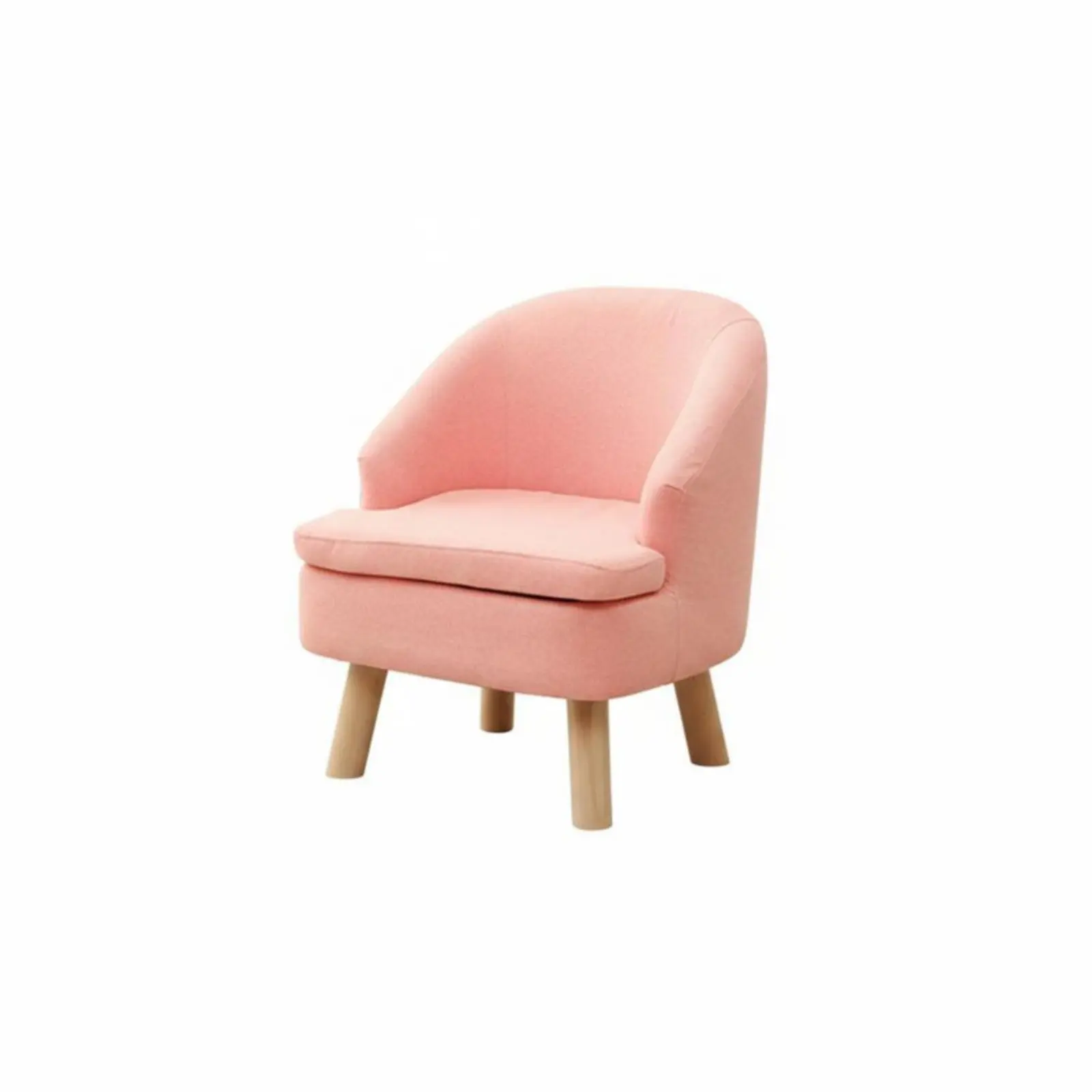 Space-Efficient Upholstered Armchair Space-Saving Single Sofa Removable and Cleanable Cover Minimalist Design for Renters - view 5