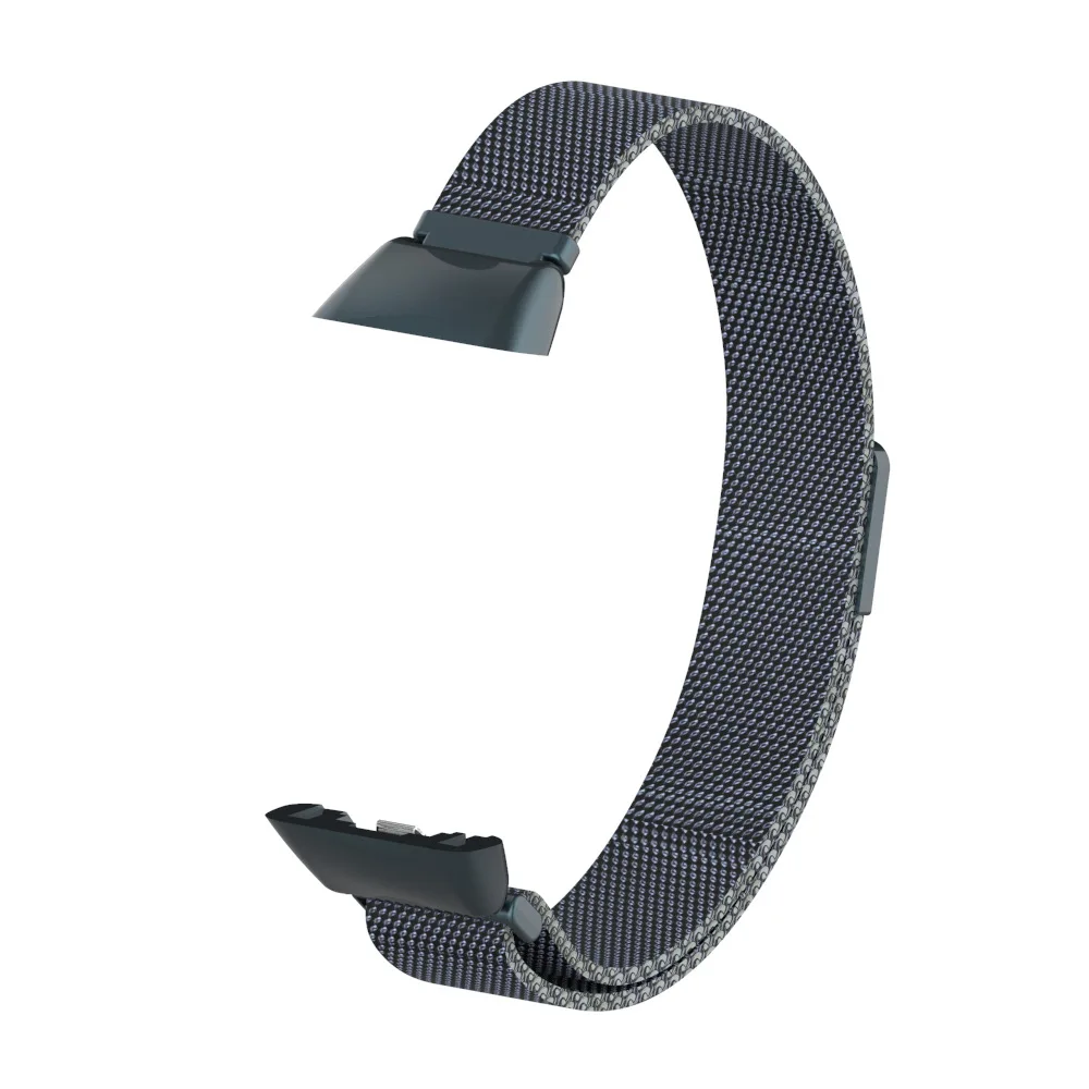 Setelan Tali Jam Tangan Baja Tahan Karat Milan untuk Jam Tangan Huawei Band6 Tali Jam Tangan Milan dengan Konektor Logam