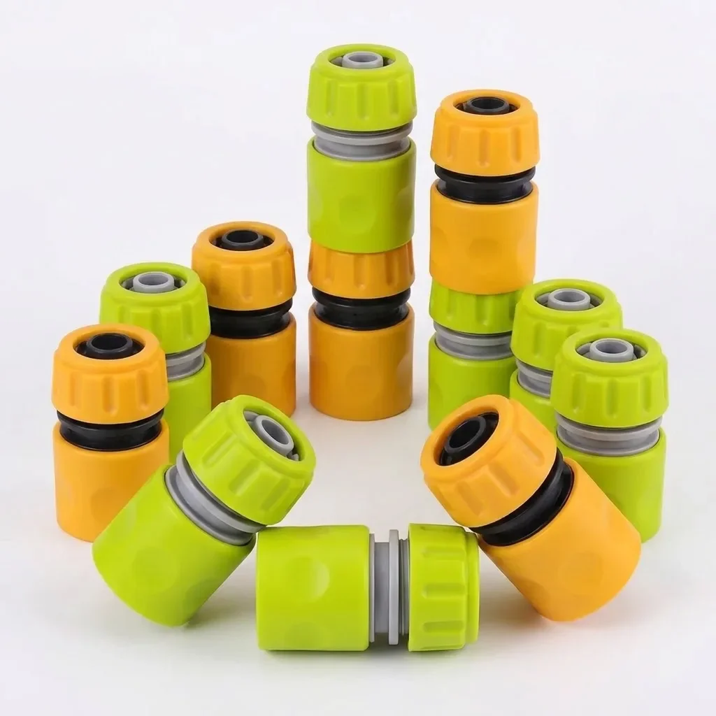 10PCS 1 2 inch 16mm Connectors Garden Gardening Tap Water Hose Extend Repair Fitting Watering Tool Pipe Quick Connect Adapter