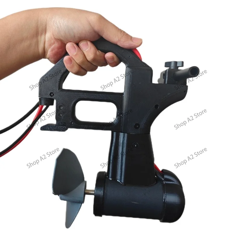 Underwater Electric Thruster for Paddle Board, Manual Control Front Mount Electric Propulsion Motor for Pedal Modification