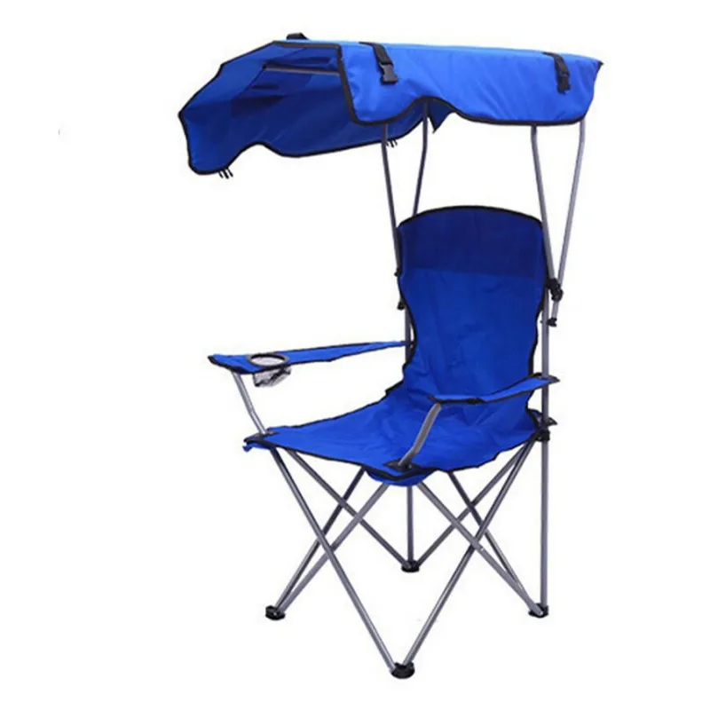 Beach Chair Sunshade Backpack Portable Armchair Folding Chair For Outdoor Beach Fishing Picnic Camping Travel