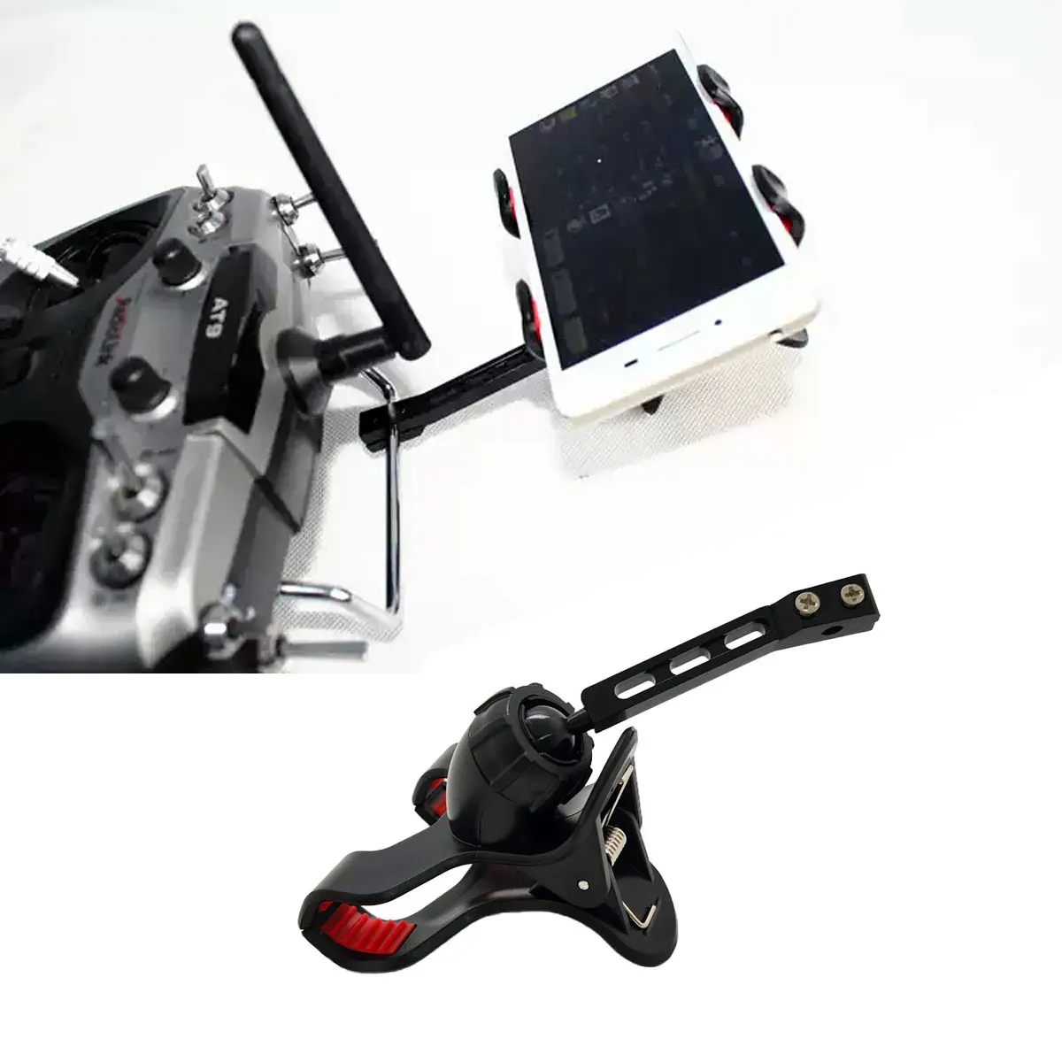 

1pc Drone phone mounts, remote control phone mounts, phone screen mounts, FPV clamps, quadcopter mounts, remote control mounts
