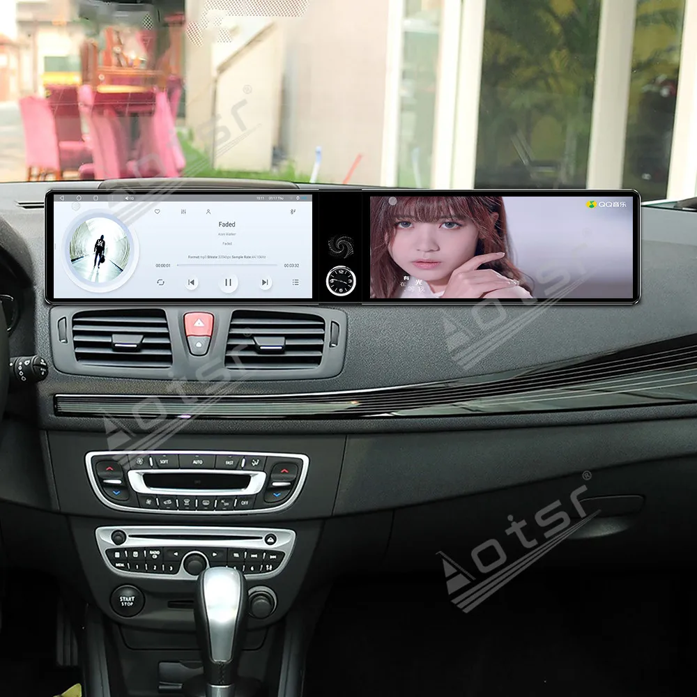 Dual 12.3”Screen Qualcomm Carplay Android Car Multimedia Automotive For Renault Megane 3 2009~2014 GPS Navi Car Radio Head Unit