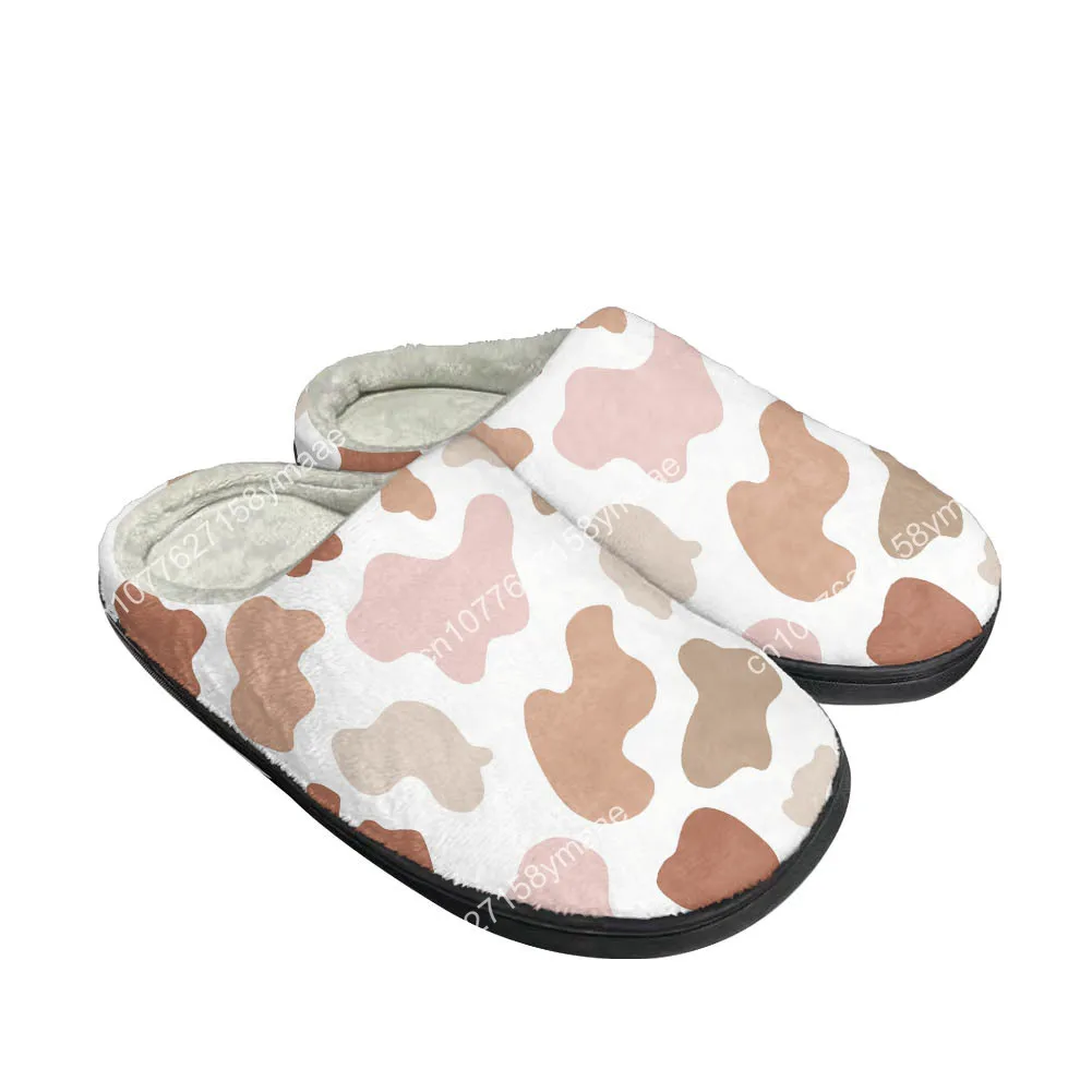 Hot Cool Cow Fashion Cotton Custom Slippers Mens Womens Latest Sandals Plush Casual Keep Warm Shoes Thermal Comfortable Slipper