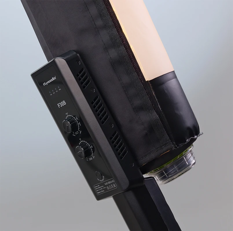 LightBank F30B 30W التضخم التلقائي ثنائي اللون LED أنبوب ضوء واي فاي App التحكم لفيديو فيلم الاستوديو