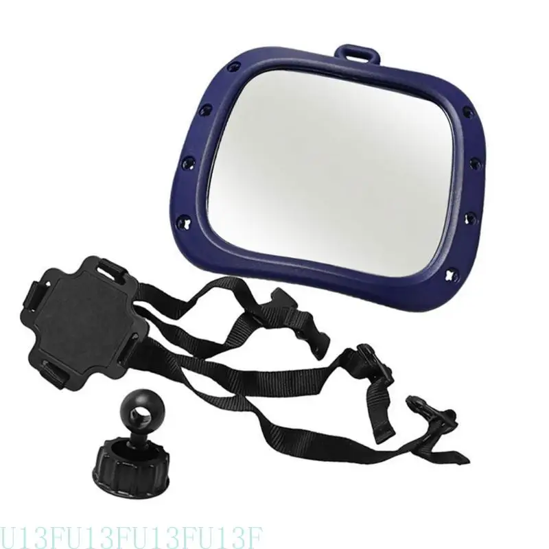 U13F 1 ชุดมุมกว้างมุมมองเด็กคาร์ซีทสำหรับความปลอดภัยด้านหลังหันหน้าไปทางด้านหลังด้วยการติดตั้งสายรัดสายรัด 2