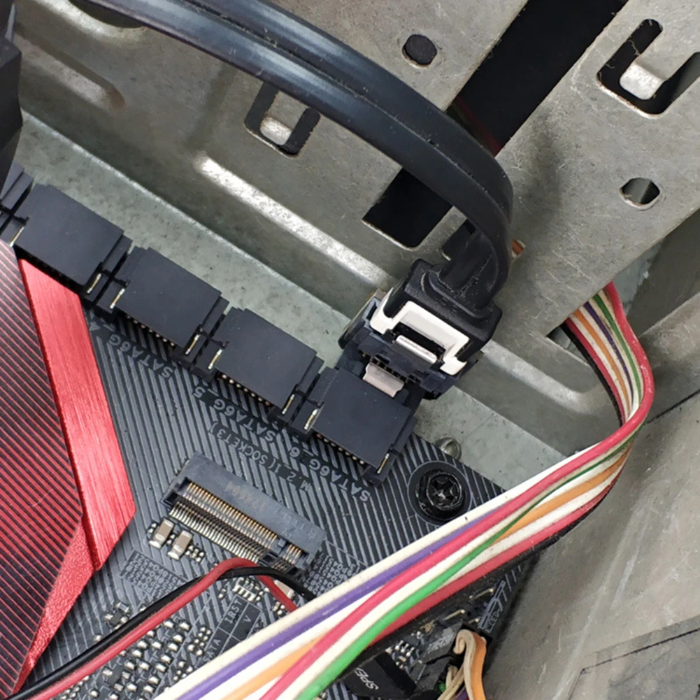 

SATA 7Pin Female To Male Adapter SATA 7Pin Adapter Up /Down 90 Degree SATA Adapter Mainboard Motherboard for Desktops SSD HDD