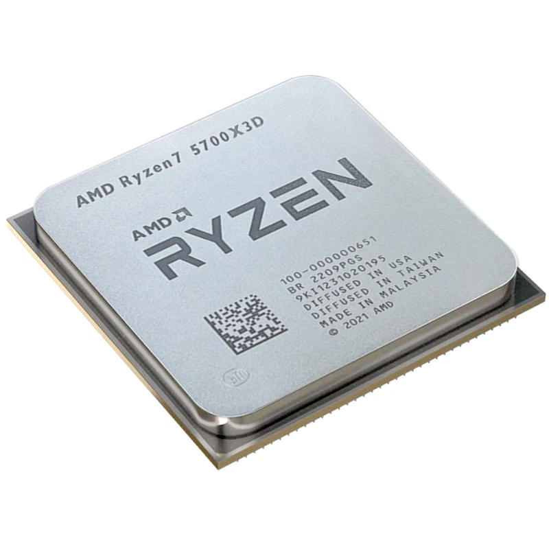 Imagem -05 - Processador para Jogos Amd-ryzen 5700x3d Núcleos 16 Thread 41 Ghz 7nm Soquete de Jogo de 100mb Am4 Novíssimo 2024