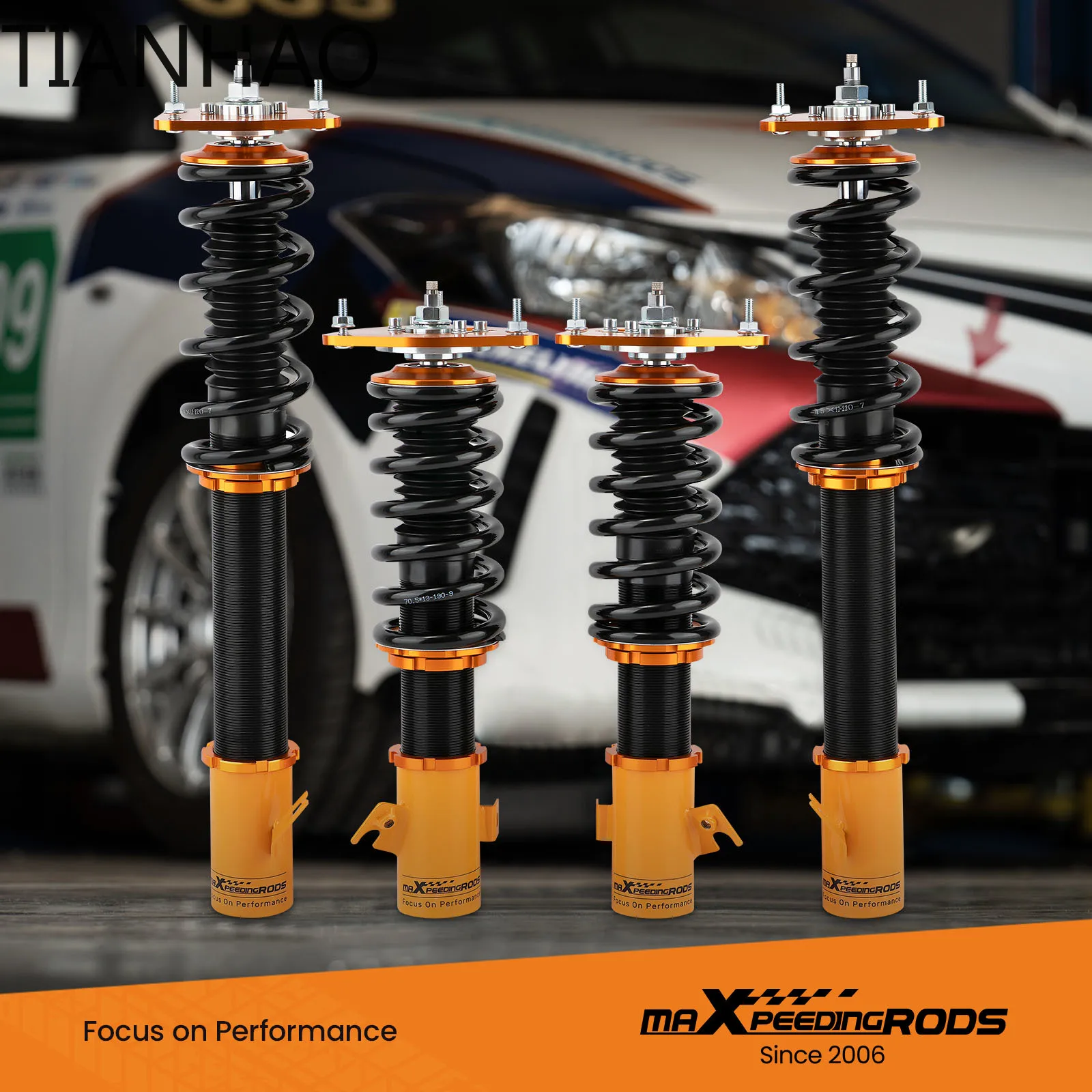 24 Way Adjustable Damper Coilovers For Forester 03-08 SG Suspension Kit
