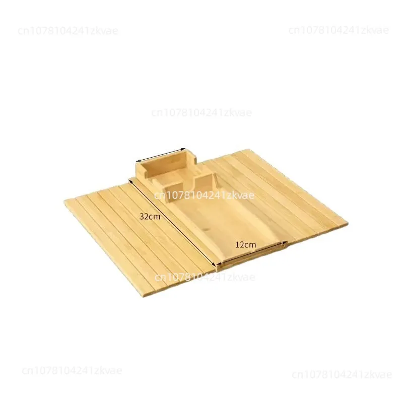 Couch Cup Holder Bamboo Wood Sofa Armrest Tray Foldable Sofa Cup Holder Anti-Slip Couch Arm Cup Holder Sofa Side Storage Tray
