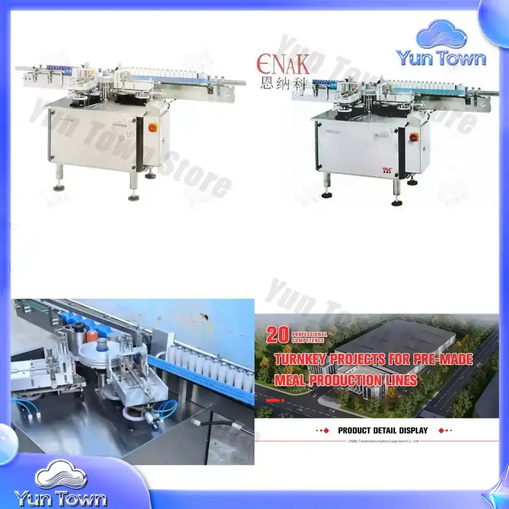 Multi Functional Container Chemical Synthetic Adhesive Label Packaging Machine for Single and Double Label Fast Labeling