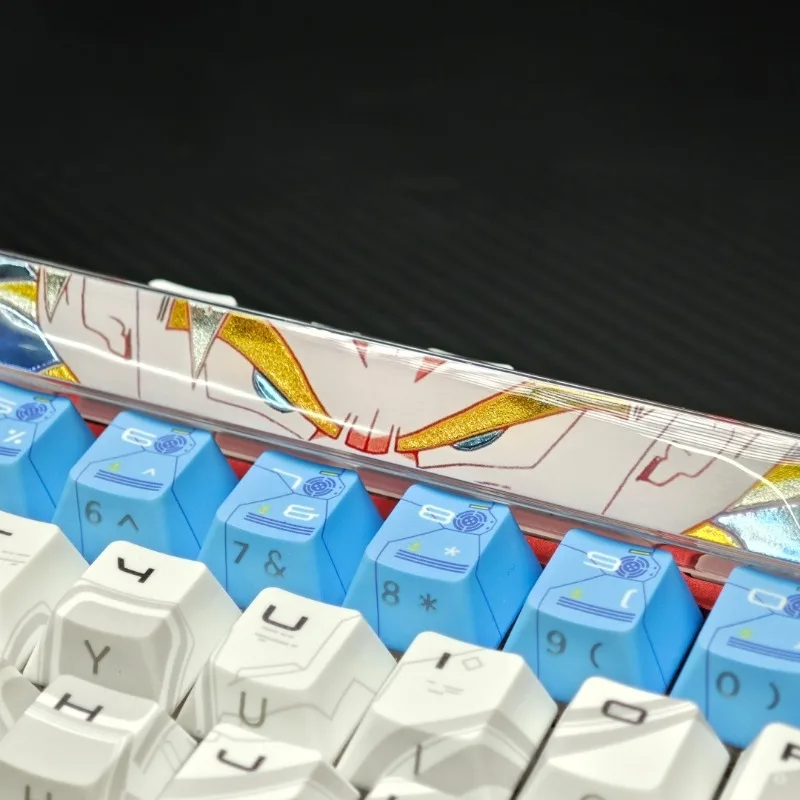 لعبة دراغون بول سوبر سايان الايبوكسي 625U المذهبة الفضاء Keycap أنيمي الكرتون غوكو لعبة لوحة المفاتيح الميكانيكية عبر محور شفافة Keycap #5