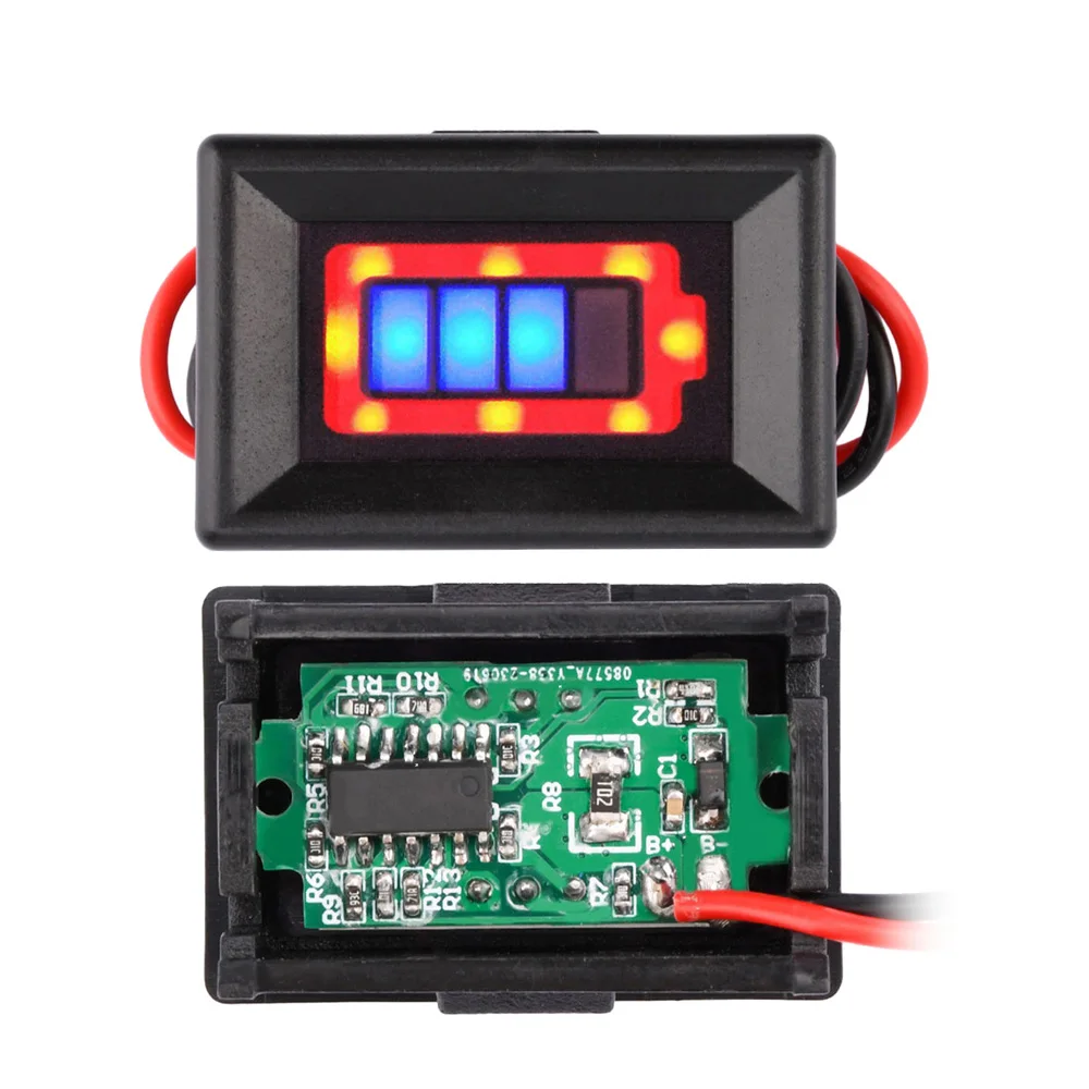 1S/2S/3S/4S Single 3.7V Lithium Battery Capacity Indicator Module 4.2V Display Electric Vehicle Battery Power Tester Li-ion