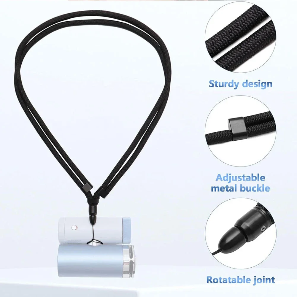 adjustable-wrist-crossbody-strap-for-shark-chillpill-fan-black-abs-portable-carrying-belt-outdoor-accessories