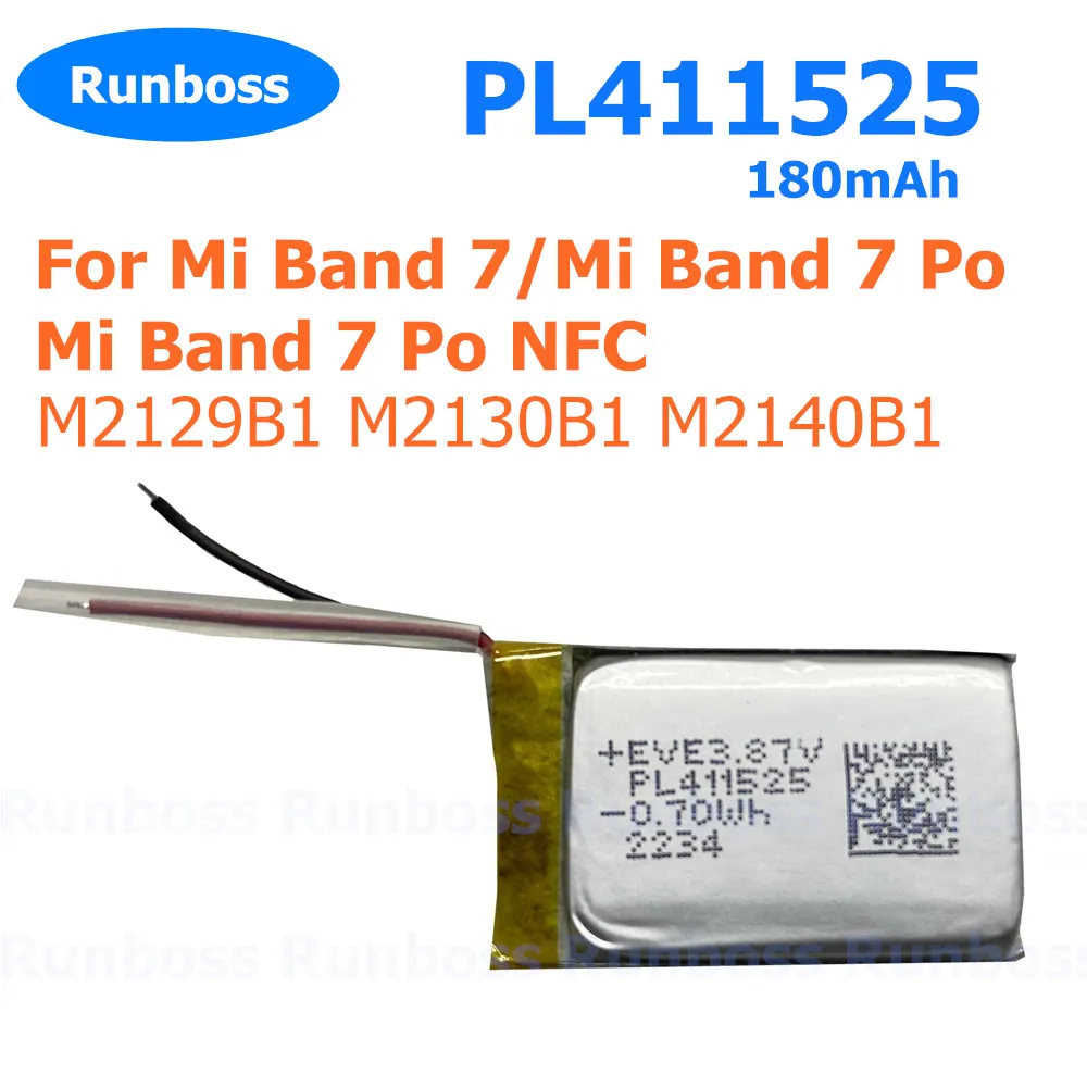 Replacement Battery for Xiaomi Mi Band 1 2 3 4 5 6 7 Pro / 8 Pro Smart Bracelet