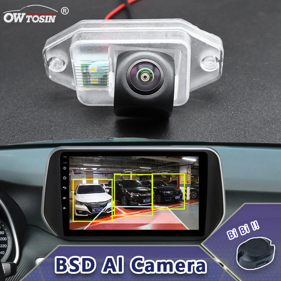 

170° AHD AI Car Vehicle view Camera For Toyota FJ Cruiser (GSJ15W) 2015 2016 2017 2018 2019 BSD Blind Spot Radar Alarm Monitor