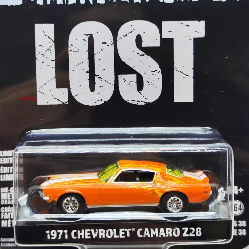 

Green Light 1:64 Lost (2004-10 TV Series) - Camaro Z28 1971 г. (грязное издание) Коллекционные игрушки Маленькие подарки Модель Настенный кулон