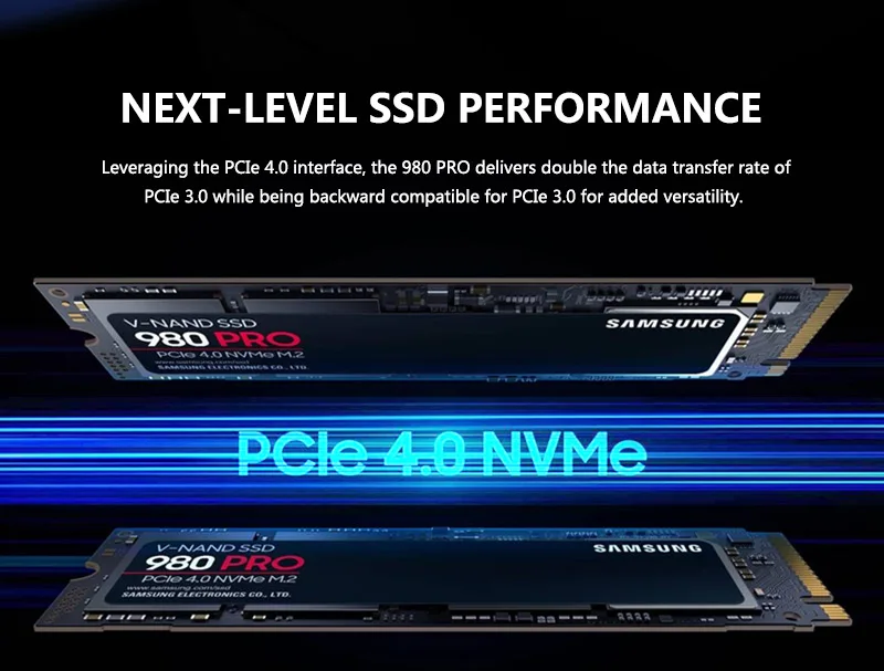 SAMSUNG SSD M2 NVMe 500GB 990 PRO 250GB Interne Solid-State-Drive 980 1TB HDD Festplatte 980 PRO M.2 970 EVO Plus 2TB für Laptop – Detail 3