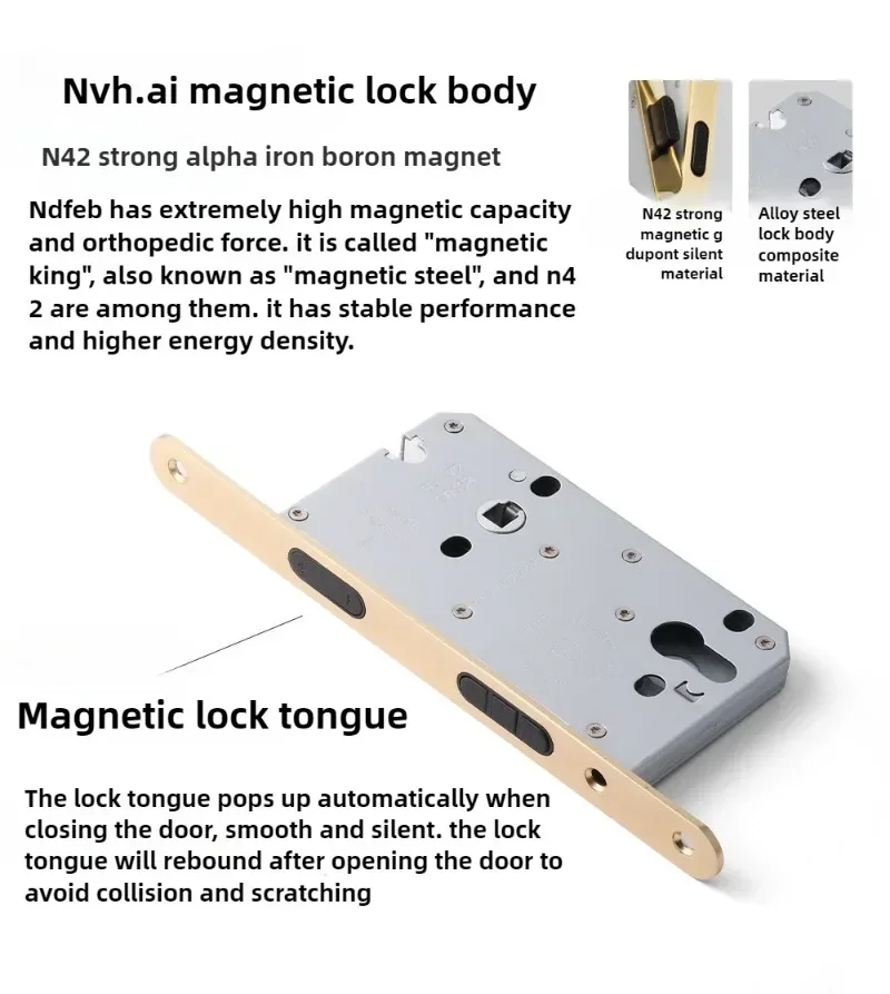 excellente-serrure-de-porte-a-poignee-doree-luxe-leger-poignee-de-porte-interieure-pour-usage-domestique-corps-de-serrure-magnetique-72-55-convient-aux-portes-de-35-45mm-d'Epaisseur