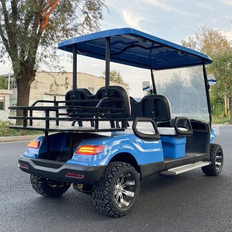 China electric golf carts for sale 4 6 seater lithium 72V battery wholesale price Explore club buggies golf carts