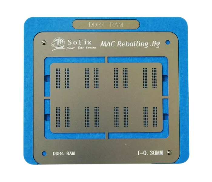 2010-2020 RAM Reballing Jig with Stencil ,Memory BGA Reballing Kit 2016-2021 NAND Reballing Jig with Stencil ,BGA Reballing Kit